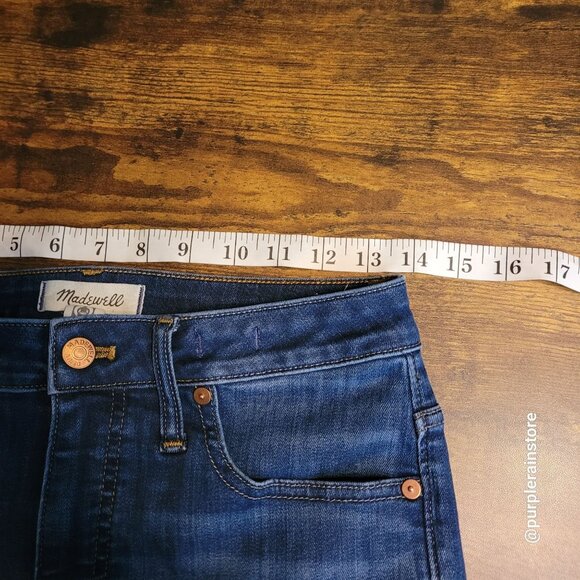 Madewell Jeans Size 27 Skinny Curvy High Rise Tummy Control Sussex Wash MB354 - Picture 8 of 13